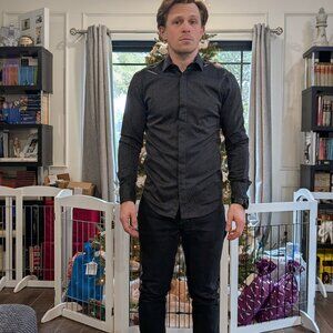 Vine Camuto Button Down; Men; Small